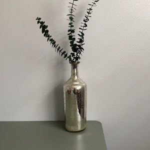 Mercury glass vase